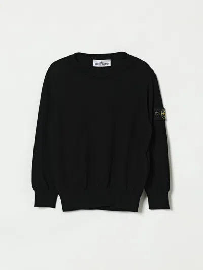 Stone Island Sweater  Junior Kids Color Black
