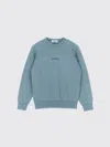 Stone Island Front And Back Print Sweatshirt In Blue