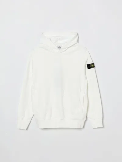 Stone Island Kids' セーター  Junior ボーイ カラー ホワイト In White