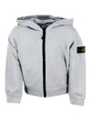 Stone Island Sweater Light Blue In Gray