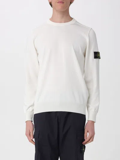 Stone Island Sweater Men  In White