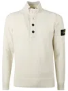 Stone Island Pullover Mit Kompass-patch In Natural