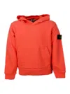 Stone Island Sweater In Orange