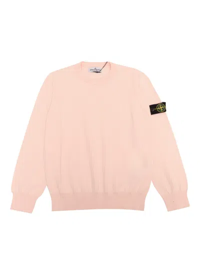 Stone Island Kids' Sweater In Pink