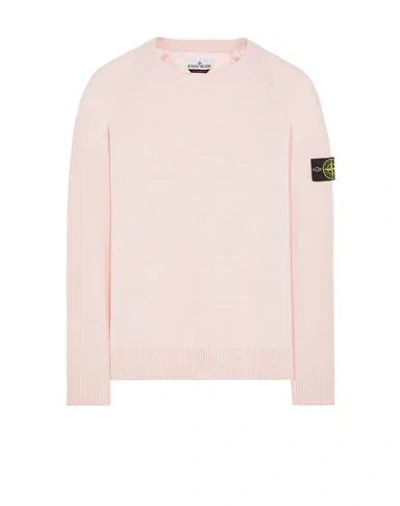 Stone Island Sweatshirt Pink Cotton In Rose