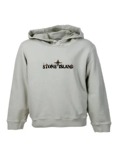 Stone Island Kids' Sweater In Plaster