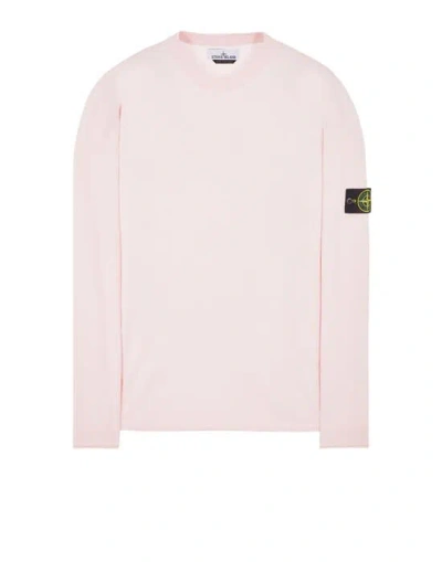 Stone Island Sweater In Rosa