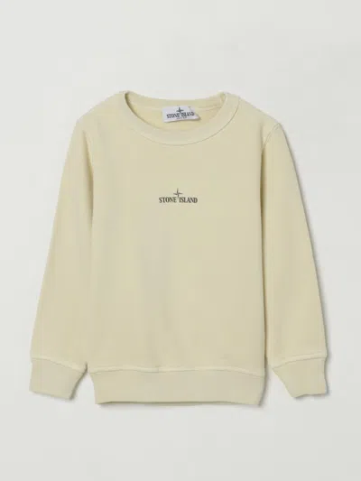 Stone Island Sweater  Junior Kids Color Beige In Neutral