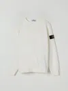 Stone Island Sweater  Junior Kids Color Beige In White