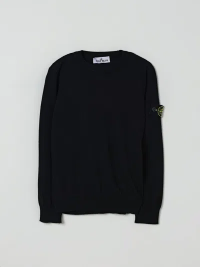STONE ISLAND SWEATER STONE ISLAND JUNIOR KIDS COLOR BLACK,432016002