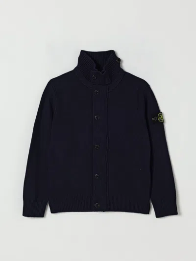Stone Island Sweater  Junior Kids Color Blue