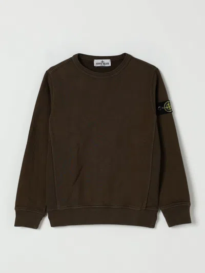 Stone Island Sweater  Junior Kids Color Green