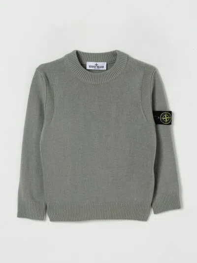 Stone Island Sweater  Junior Kids Color Green In Gray