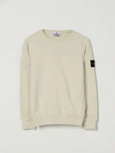 Stone Island Sweater  Junior Kids Color White