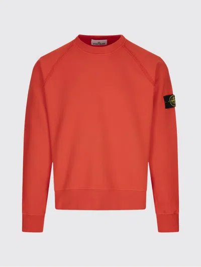 STONE ISLAND SWEATER STONE ISLAND JUNIOR MEN COLOR ORANGE,H73196004