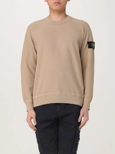 STONE ISLAND SWEATER STONE ISLAND MEN COLOR BEIGE,424680022