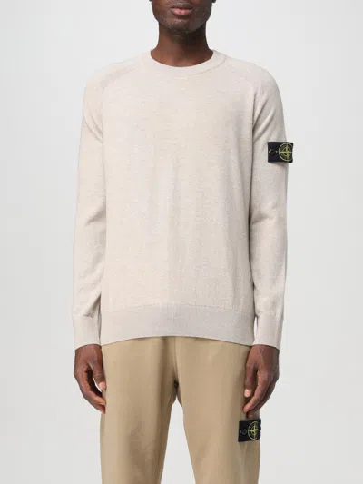 STONE ISLAND SWEATER STONE ISLAND MEN COLOR BEIGE,417162022