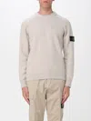 Stone Island Sweater  Men Color Beige In Gray