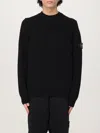 Stone Island Sweater  Men Color Black In Animal Print