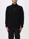 Stone Island Compass-badge Wool Blend Jumper In Black