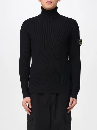 STONE ISLAND SWEATER STONE ISLAND MEN COLOR BLACK,H30559002