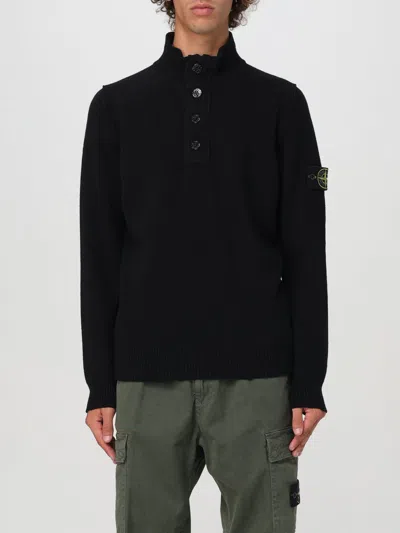 Stone Island Sweater  Men Color Black In Schwarz