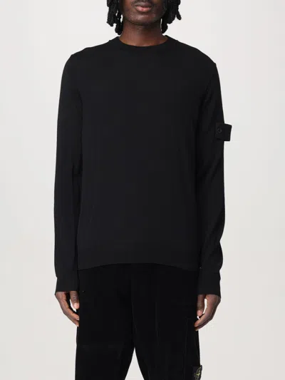 Stone Island Sweater  Men Color Black In Schwarz