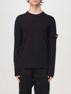 Stone Island Cotton Sweater In Blue