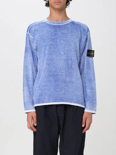 Stone Island Sweater  Men Color Blue