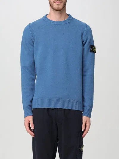 Stone Island Sweater  Men Color Blue In Blau