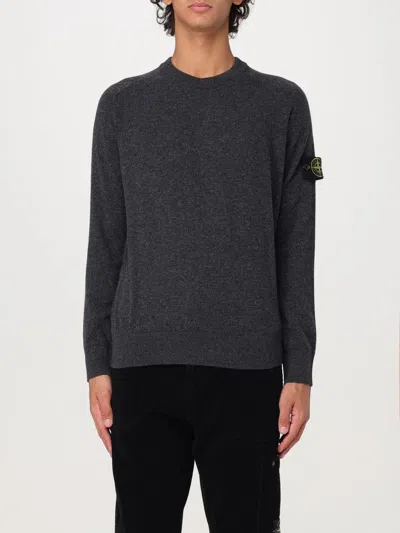 Stone Island Sweater  Men Color Charcoal In Charcoal