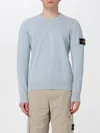 Stone Island Sweater  Men Color Gnawed Blue