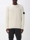 Stone Island Lightweight Geelong Wool Sweater In White