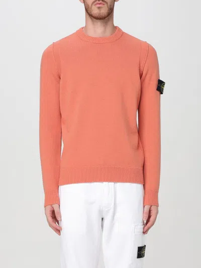 Stone Island Sweater  Men Color Lobster In Lobster