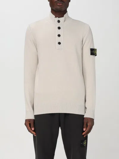 STONE ISLAND SWEATER STONE ISLAND MEN COLOR NATURAL,417158067
