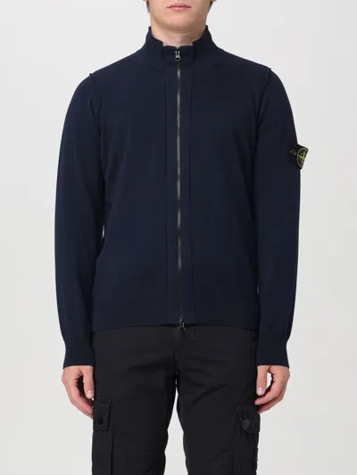 Stone Island Sweater  Men Color Navy In Navy