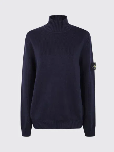 STONE ISLAND SWEATER STONE ISLAND MEN COLOR NAVY,H46064045