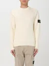 Stone Island 508a3 Maglia In Lana In White
