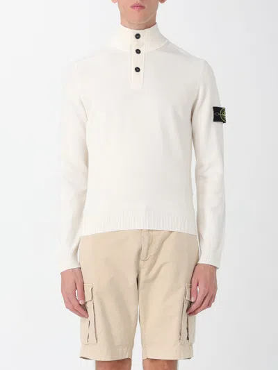 STONE ISLAND SWEATER STONE ISLAND MEN COLOR WHITE,H18887001