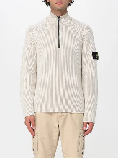 STONE ISLAND SWEATER STONE ISLAND MEN COLOR WHITE,H37104001