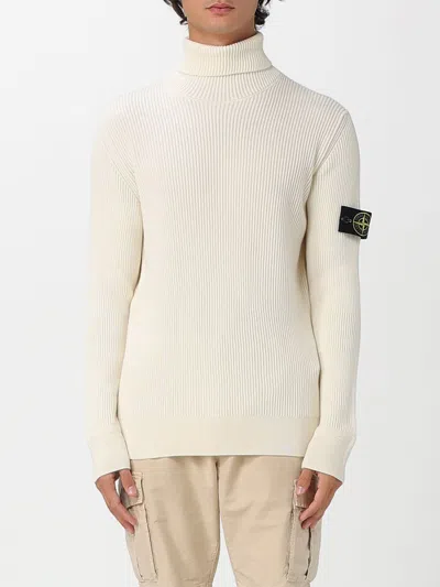 STONE ISLAND SWEATER STONE ISLAND MEN COLOR WHITE,H30559001
