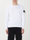 Stone Island Logo Sweatshirt In White