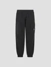Stone Island Sweater Trousers In Black