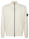 Stone Island Compass-motif Cardigan In White