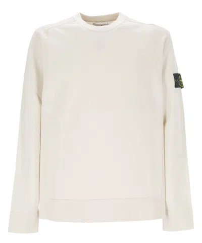 Stone Island Sweater In White