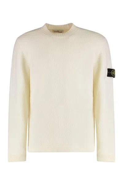 STONE ISLAND SWEATER WITH BRUSHED TEXTURE