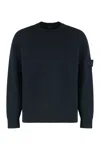 Stone Island Sweater With Crew Neck In Cashmere In Black