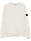 Stone Island Men's Compass Badge Sweatshirt In Neutral