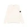 Stone Island Wool Blend Sweatshirt With Iconic Logo Patch And Timeless Design