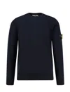 Stone Island Cotton Sweatshirt In Black